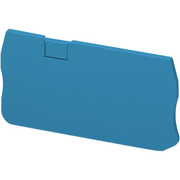 END COVER, 3PTS, 2,2MM WIDTH, BLUE, FOR SPRING TERMINALS NSYTRR23, NS image 1