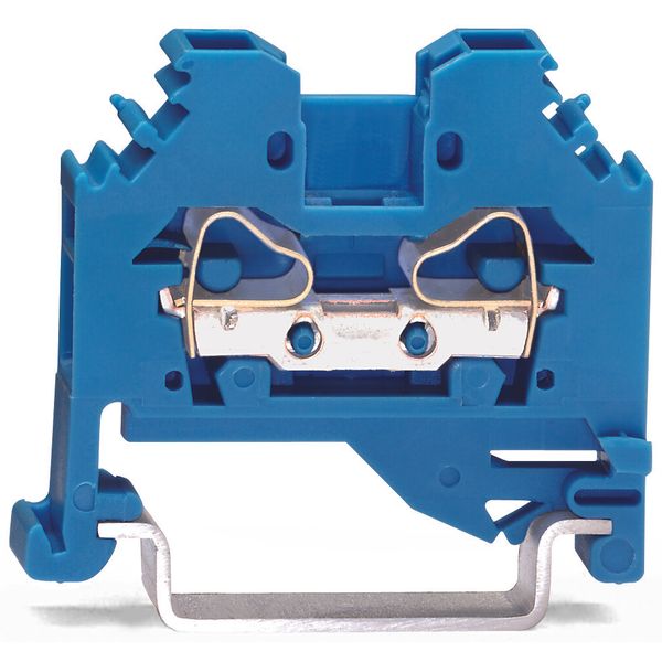 2-conductor through terminal block 4 mm² suitable for Ex i application image 1