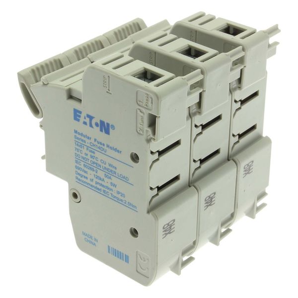 Fuse-holder, low voltage, 50 A, AC 690 V, 14 x 51 mm, 3P, IEC image 15
