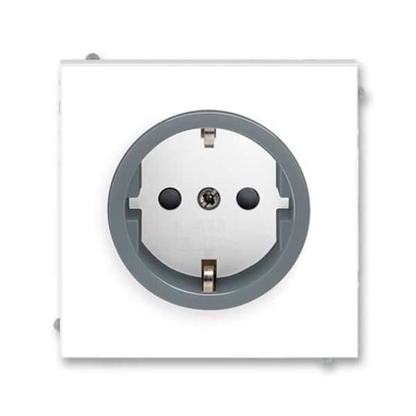 5518M-A03459 44 Socket outlet with earthing contacts, shuttered image 1