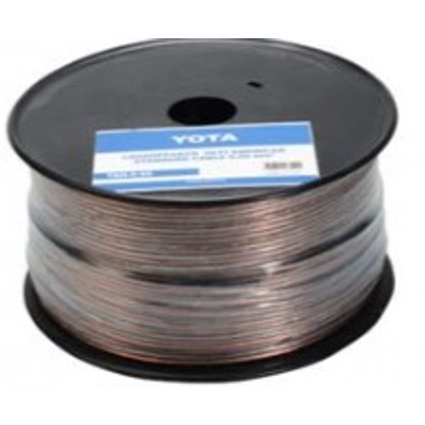 Acoustic cable 2x0.50mm2 YAK-0.50 transp. image 1