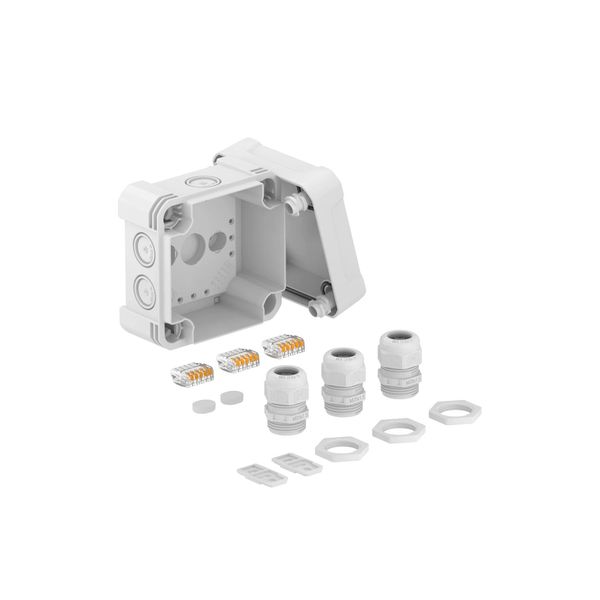 X04 UT G LGR Junction box X 04 with cable glands and plug-in terminals image 1