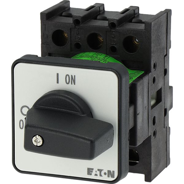 On-Off switch, P1, 32 A, flush mounting, 3 pole, with black thumb grip and front plate image 10