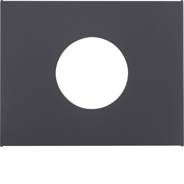 Centre plate for push-button/pilot lamp E10, K.1, ant. matt, lacq. image 1