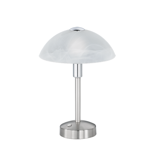 Donna LED table lamp brushed steel image 1