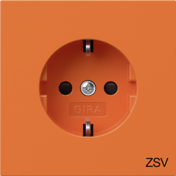 SCHUKO SH impr.ZSV Gira F100 orange image 1