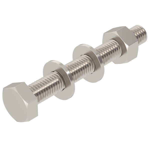 SKS 10x80 A4 Hexagonal screw with nut and washers M10x80 image 1