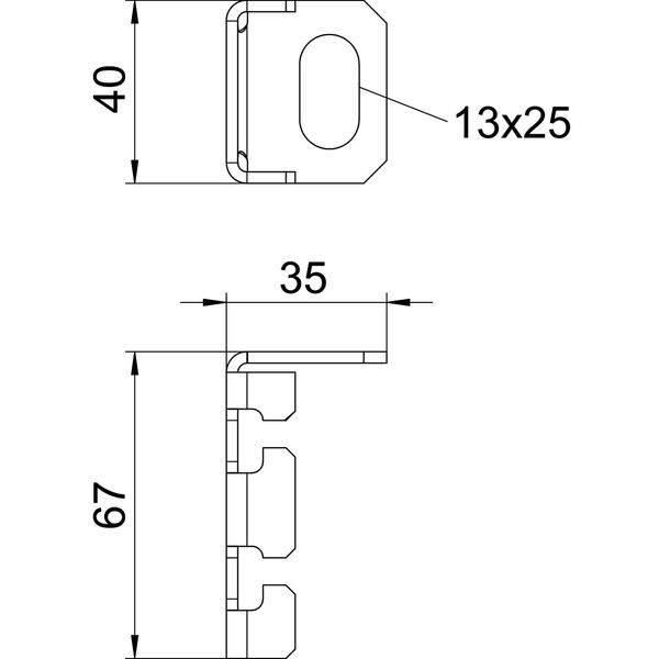 ABG FT Att. comp.,mesh cable trays for function maintenance 61,5x55x30 image 2