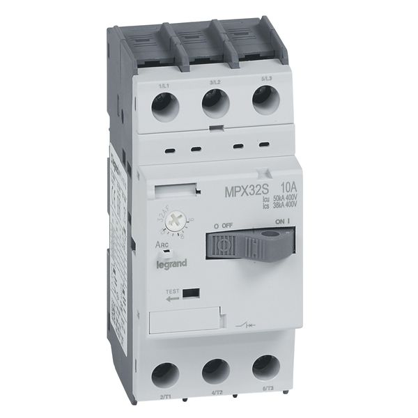 MPCB MPX³ 32S - thermal magnetic - motor protection - 3P - 10 A - 50 kA image 2