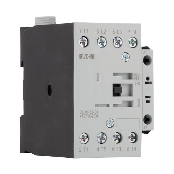 Contactor, 4 pole, 32 A, 1 NC, 110 V 50 Hz, 120 V 60 Hz, AC operation image 14