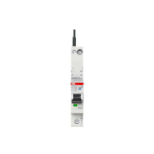 DSE201 M C50 A10 - N Black Residual Current Circuit Breaker with Overcurrent Protection image 3