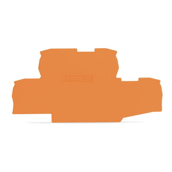 End plate 0.8 mm thick orange image 1