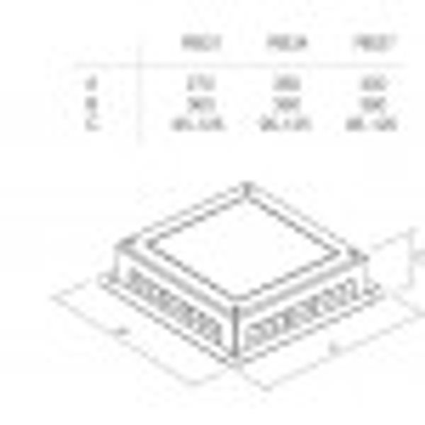 FLOOR BOX FLANGE MT 7 H=53mm  4328777 image 2