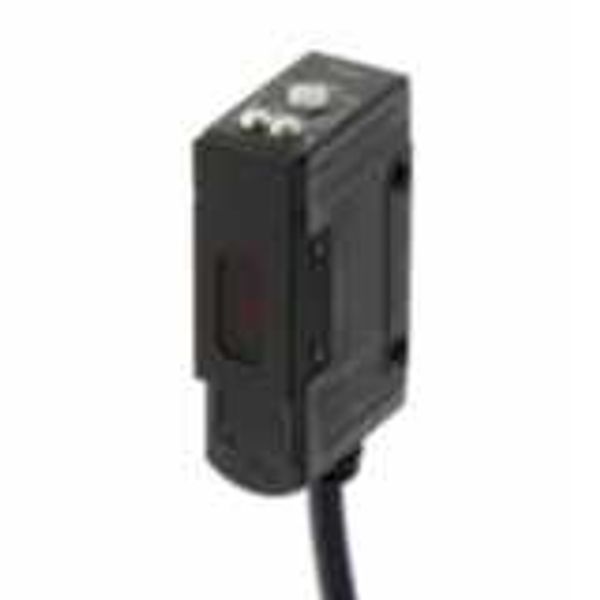 Photoelectric sensor, retroreflective, 2 m, DC, 3-wire, NPN, vertical, image 1