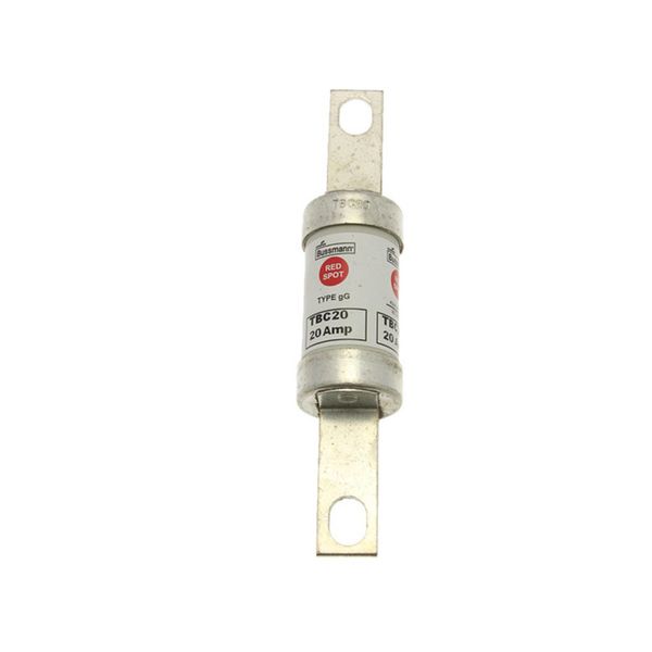 Fuse-link, low voltage, 20 A, AC 660 V, DC 460 V, BS88, 27 x 129 mm, gL/gG, BS image 4