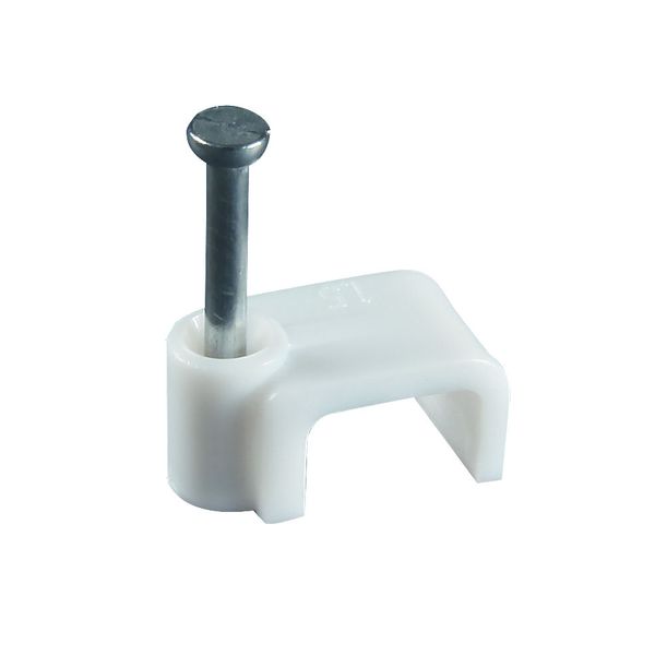 Cable clip FlopP10/6 white image 1