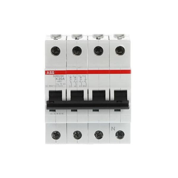 S203-K20NA Miniature Circuit Breaker - 3+NP - K - 20 A image 7