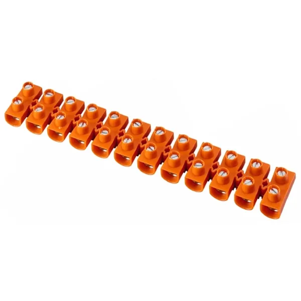 Thermoplastic connector strip LTF12-25 orange image 1