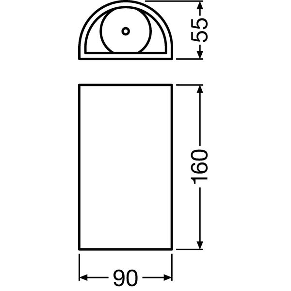 OUTDOOR FACADE UPDOWN 12 W 3000 K IP54 WT image 2