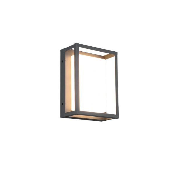 Witham LED wall lamp anthracite image 1