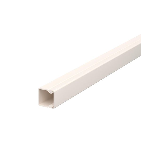 WDK15015CW  Wall and ceiling channel, perforated bottom, 15x15x2000, cream white Polyvinyl chloride image 1