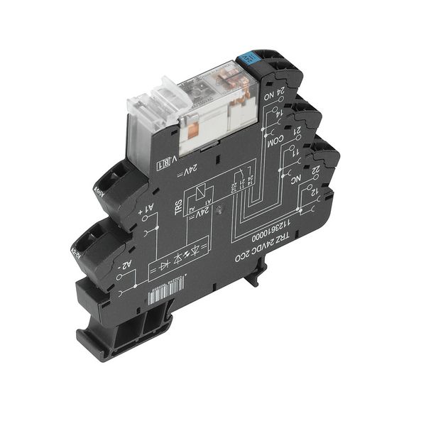 Relay module, 5 V DC ±20 %, Green LED, Free-wheeling diode, Reverse po image 2