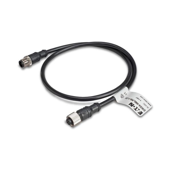 I/O-Device connection cable IP67, 5-pole, 0.6 meters, Prefabricated with M12 plug and M12 socket image 5