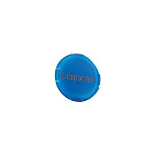 Button lens, flat blue, RELEASE image 2