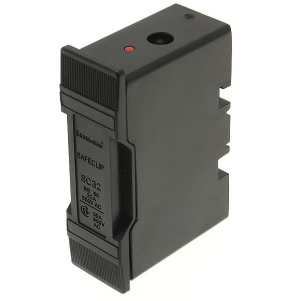 Fuse-holder, LV, 32 A, AC 550 V, BS88/F1, 1P, BS, front connected, black image 3