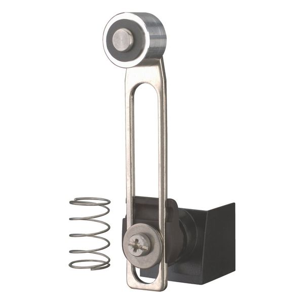 Adjustable roller lever, D=18mm, metal image 8