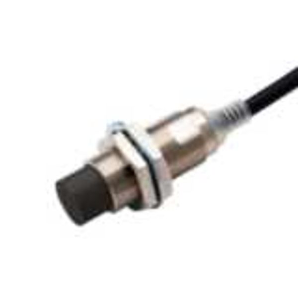 Proximity sensor, inductive, nickel-brass, short body, M18, unshielded image 2