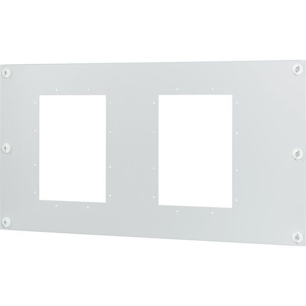 Front plate 2xIZMX16, withdrawable, HxW=500x1000mm image 2