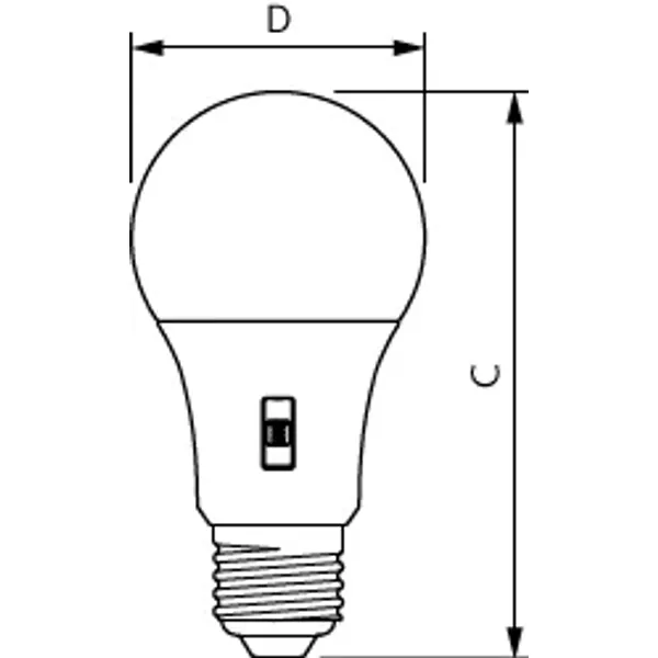 CorePro Plastic LEDbulbs -  LED-lamp/Multi-LED -  Power Consumption: 8 W -  Energy Efficiency Class: F image 2