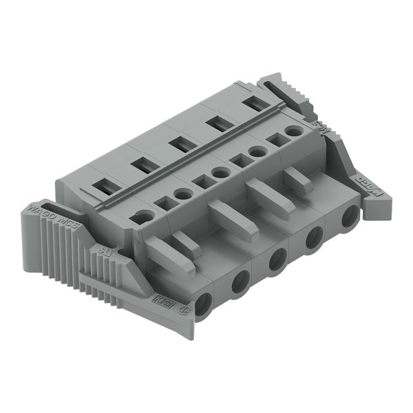 1-conductor female connector CAGE CLAMP® 2.5 mm² gray image 1