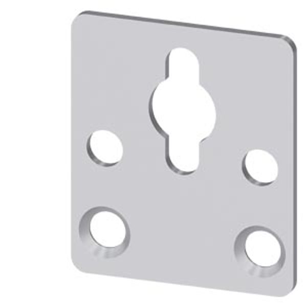 ALPHA DIN cabinet mounting lug straight, IP43/IP55 (1 set = 4 units) image 1