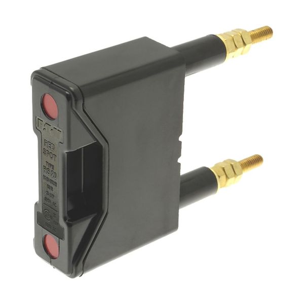 Fuse-holder, LV, 20 A, AC 690 V, BS88/A1, 1P, BS, back stud connected, black image 17