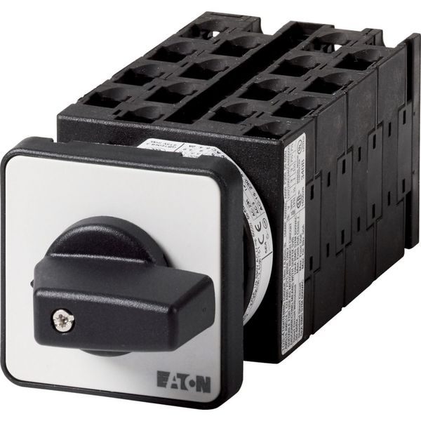 Step switches, T0, 20 A, flush mounting, 8 contact unit(s), Contacts: 16, 45 °, maintained, With 0 (Off) position, 0-4, Design number 8482 image 2