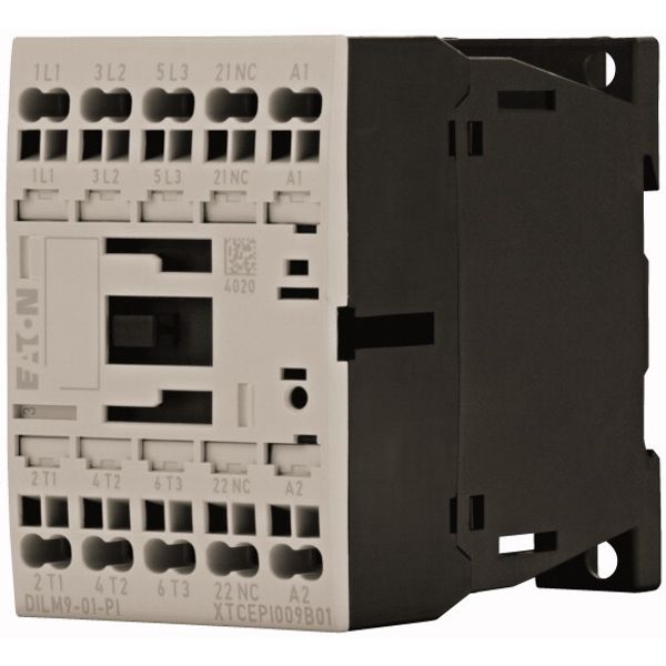 Contactor, 3 pole, 380 V 400 V 4 kW, 1 NC, 230 V 50/60 Hz, AC operation, Push in terminals image 2