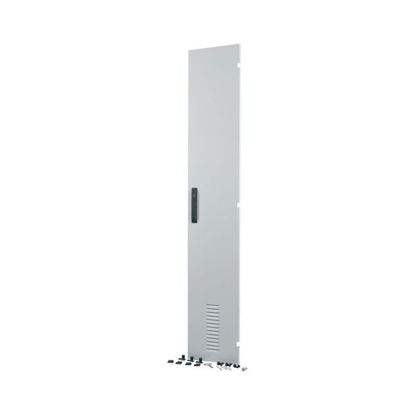 Cable connection area door, ventilated, for HxW = 2000 x 350 mm, IP42, grey image 3