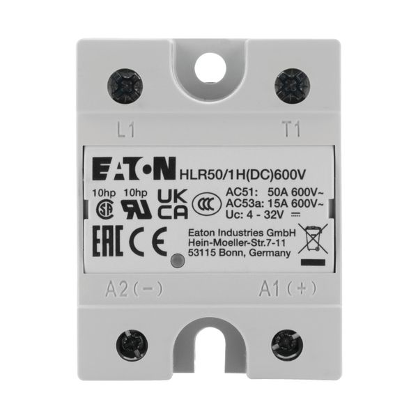 Solid-state relay, Hockey Puck, 1-phase, 50 A, 42 - 660 V, DC image 4