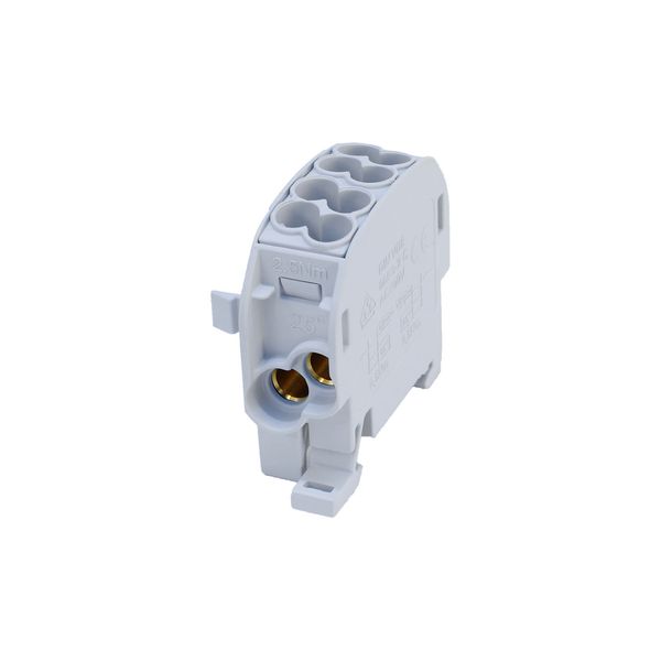 SCB 25 Branch distribution block Al/Cu 80110 SIMBLOCK grey image 1