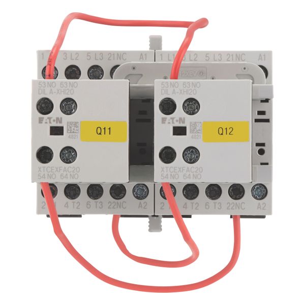 Reversing contactor combination, 380 V 400 V: 3 kW, 230 V 50 Hz, 240 V 60 Hz, AC operation image 10