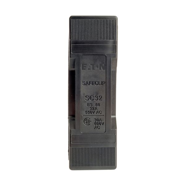 Fuse-holder, LV, 32 A, AC 550 V, BS88/F1, 1P, BS, back stud connected, black image 12