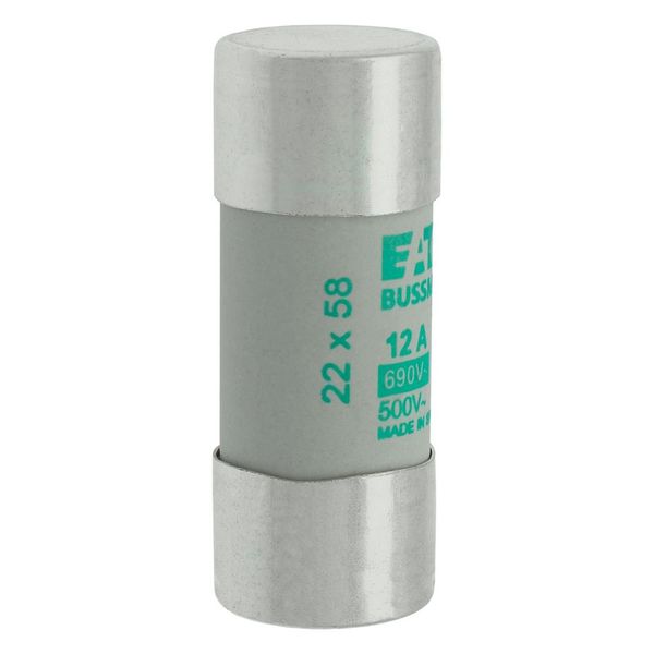 Fuse-link, LV, 12 A, AC 690 V, 22 x 58 mm, aM, IEC image 21