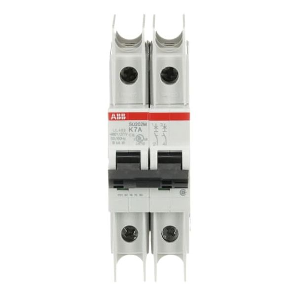 SU202M-K7 Miniature Circuit Breaker - 2P - K - 7 A image 2