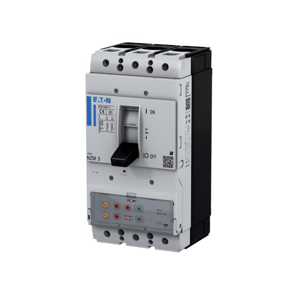 NZM3 PXR20 circuit breaker, 630A, 3p, earth-fault protection, withdrawable unit image 6