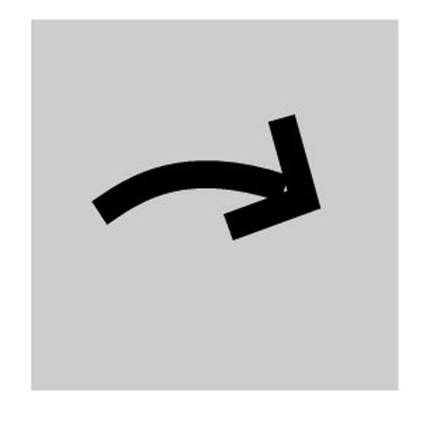 Insert label, transparent, arrow symbol image 1