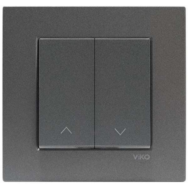 Novella Dark Grey Blind Control Switch image 1