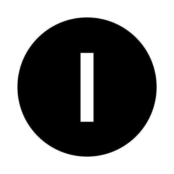 Button plate, flat black, I image 2
