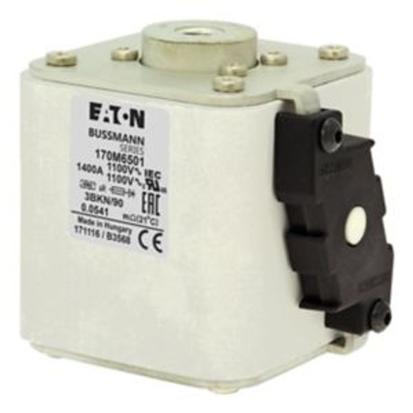 Fuse-link, high speed, 500 A, AC 690 V, size 3, 76 x 92 x 53 mm, aR, IEC, UL, single indicator image 5